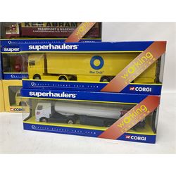 Corgi - fourteen 1:64 scale Superhaulers vehicles comprising TY86710, TY86711, two TY86712, TY86714, TY86716, TY86717, TY86718, two TY86804, TY86806, TY86902, TY87008 and TY87009 (14)