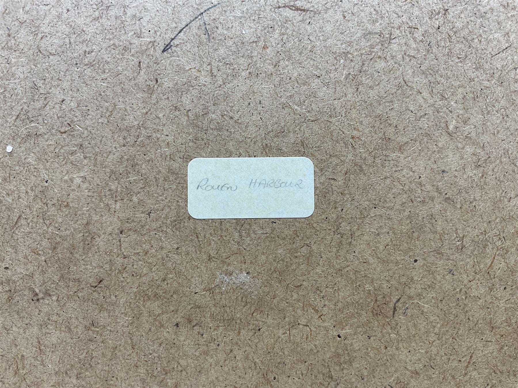 Paul Marny (French/British 1829-1914): 'Rouen Harbour', watercolour signed 26cm x 40cm 
Provenance: in the same family ownership for three generations