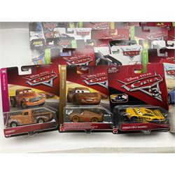Disney Pixar 'Cars' - thirty-four Mattel carded die-cast models; all in unopened blister packs (34)