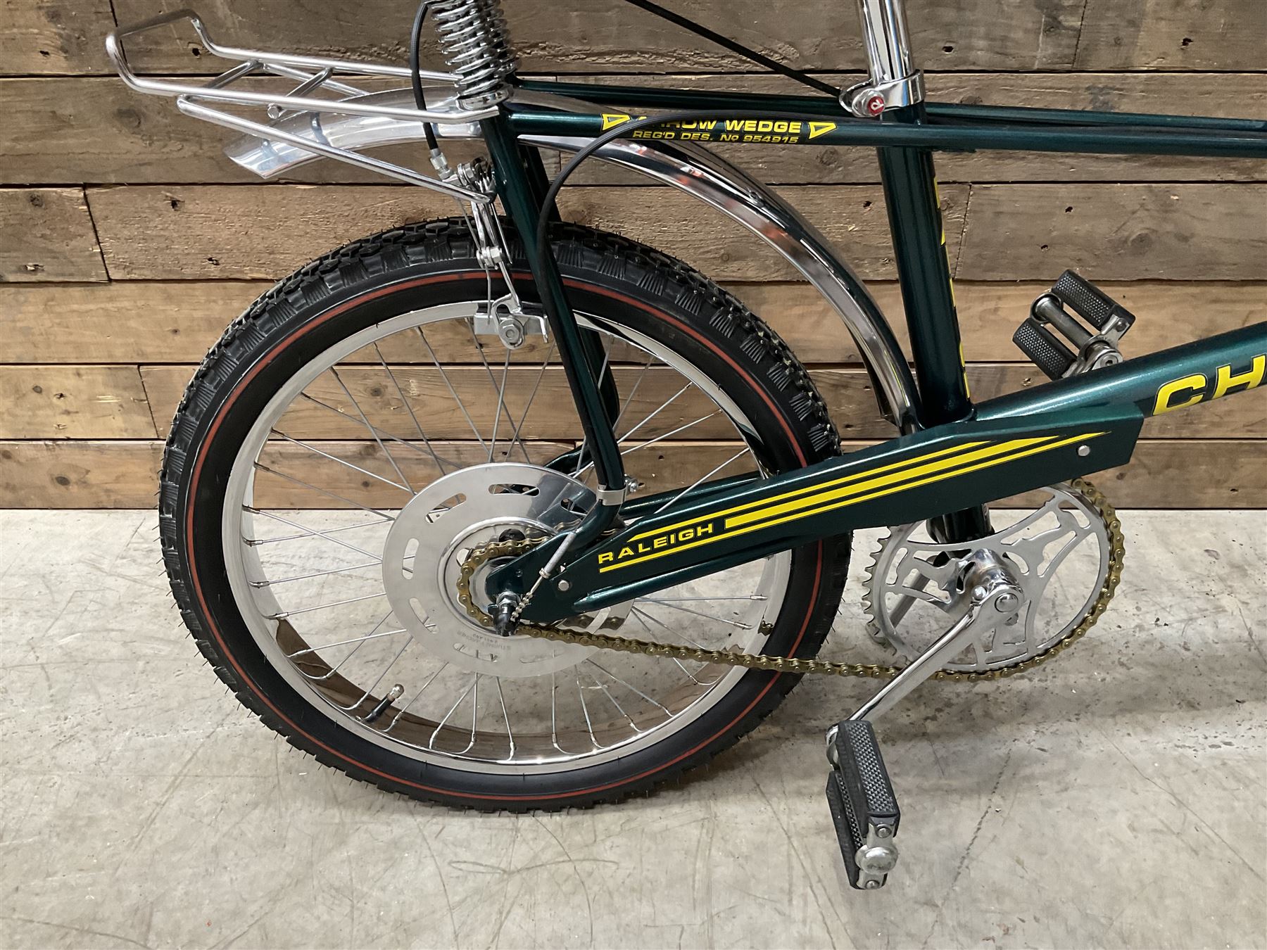 Raleigh Chopper Mk2 Arrow Wedge bicycle, fully restored and rechromed