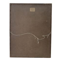 La Petit Zouave framed pencil drawing, W56cm, H73cm 