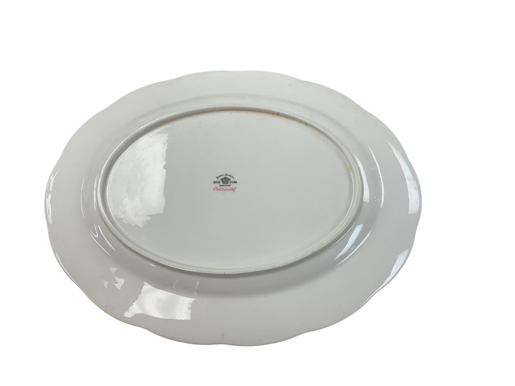 Royal Albert Cotswold pattern six dinner plates and a platter