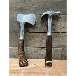 Estwing hatchet and hammer made in U.S, 
