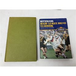 Rugby League - over thirty Hull Kingston Rovers match programmes 1950s/60s including home and away, various cup games, two 1969 single sheets and Last Match at Craven Park with ticket and club tie; five Challenge Cup Finals with tickets 1957-71 and 1962 signed by Eddie Waring; card mounted photograph of Barnsley United R.F.C. 1925/6; and other Rugby League ephemera