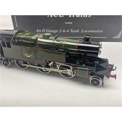 Ace Trains '0' gauge - limited edition E8 Stanier 2-6-4 tank locomotive No.42546 in late BR passenger green with final totem; for two or three rail running; boxed with original packaging and instructions in outer delivery box