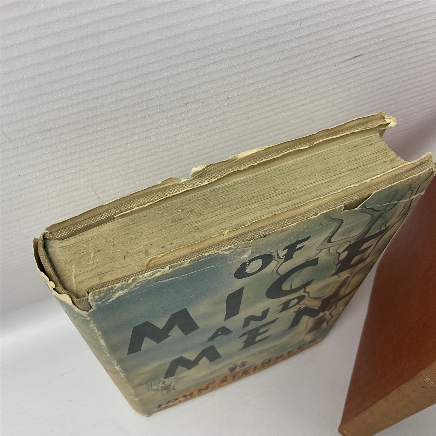 John Steinbeck; Of Mice and Men, first edition, second printing, New York: Covici Friede, 1937, 2nd printing with 'loosely' to page 9 and The Moon is Down, fist edition, Windmill Press, Surrey 1942
