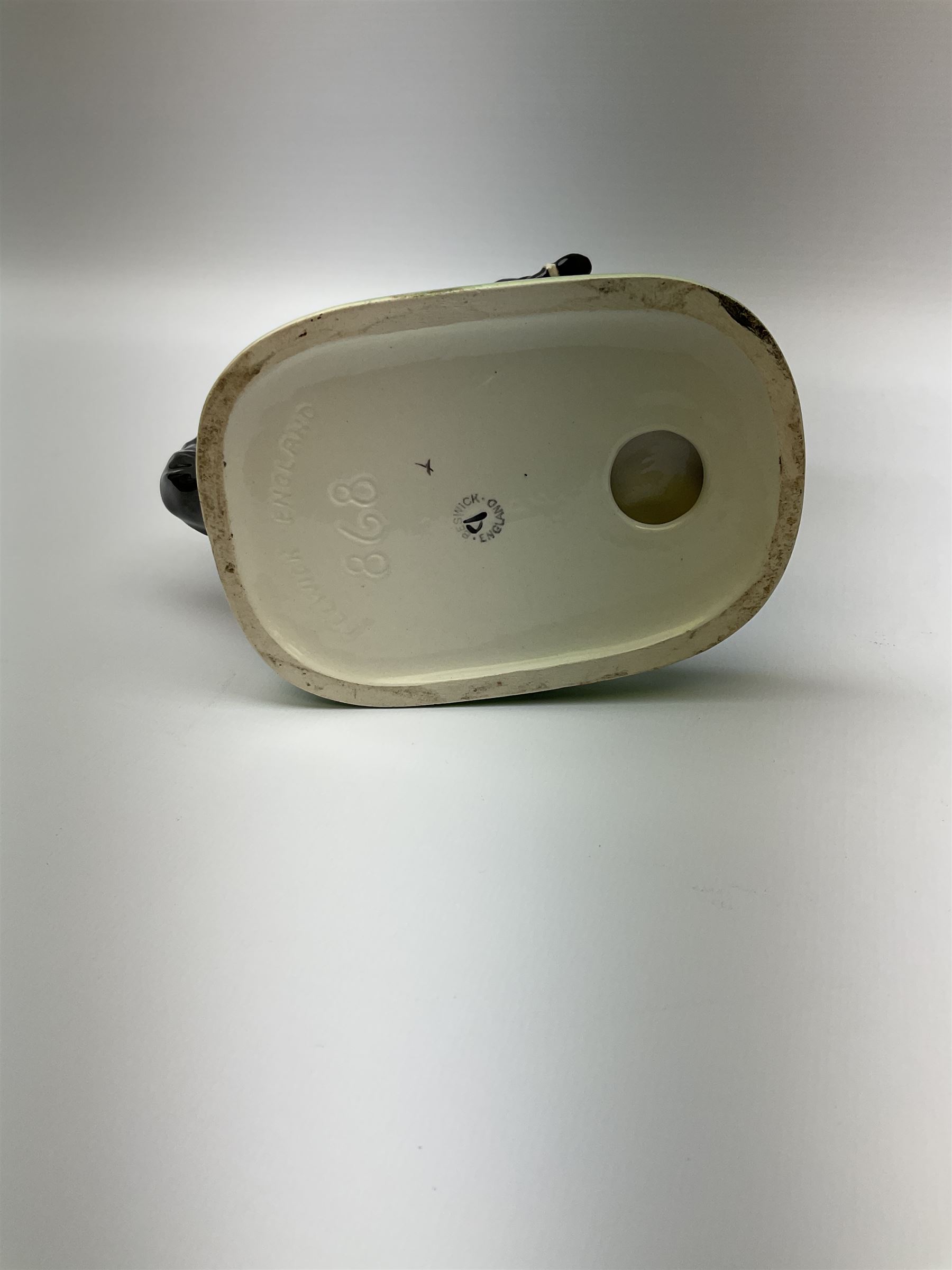 A Beswick model of a huntsman on rearing horse, model no 868 2nd edition, with printed mark beneath, H25cm. 