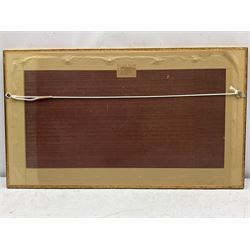 Harold Lawes (British 1865-1940): 'On the Coast of Devon', watercolour signed, titled on the mount 22cm x 51cm