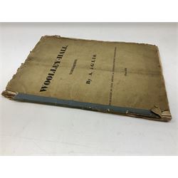 George Cuitt Jnr (British 1779-1854): 'Select parts of Kirkstall Abbey', complete set six etchings signed titled and dated 1823 in the plate, oblong folio; J Metcalf and J Carmichael (British 18th/19th century): 'Fountains Abbey Intended To Illustrate The Architecture And Pictureseque Scenery Of That Celebrated Ruin', seven etchings (one missing) pub. 1832 with Historical and Architectural Description by T Sopwith, oblong folio; Augostino Aglio (Italian 1777-1857): 'Sketches of the Interior & Temporary Decorations in Woolley-Hall Yorkshire', complete set 22 lithographs dated 1821, pub. by the artist, oblong folio max 54cm x 37cm (3)