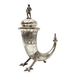 Late 19th century Danish silver drinking