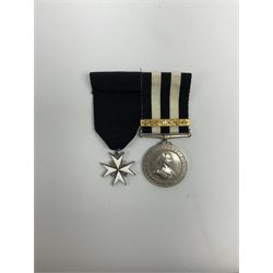 St John's Ambulance Brigade Service medal of the Order of St John and Order of St John enamelled badge