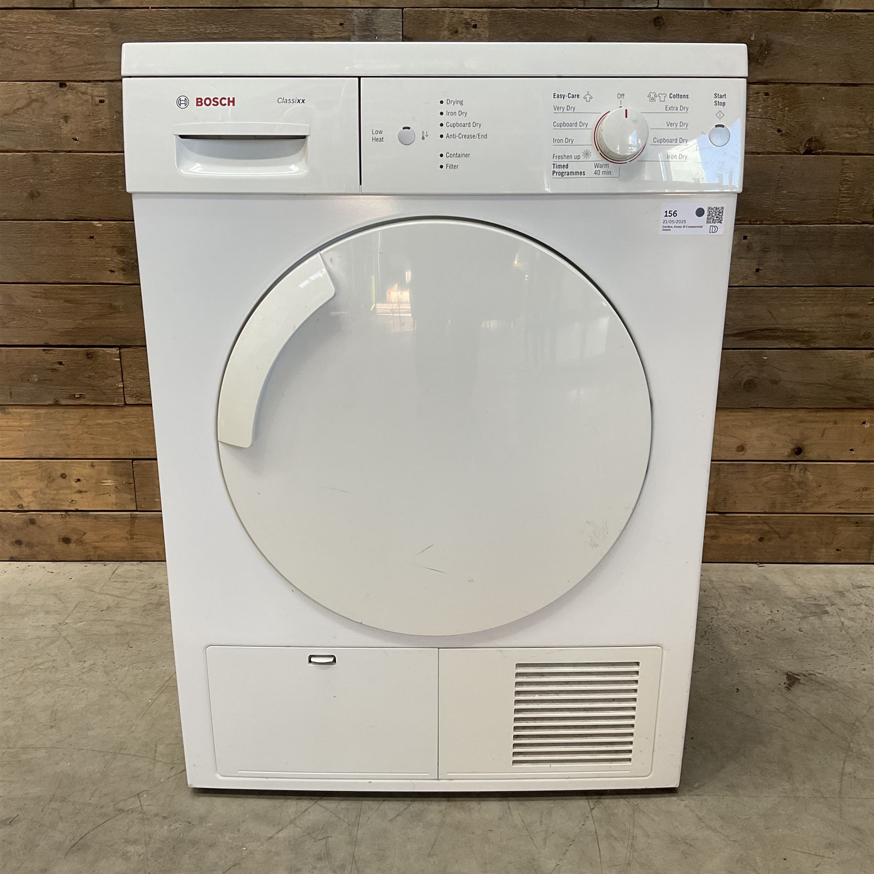 Bosch ClassiXX tumble dryer