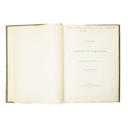 Kilby Rev. Thomas -  'Scenery in the Vicinity of Wakefield' published by the author 1843, illustrated with engraved plates, decorative green cloth/ gilt binding with all edges gilt