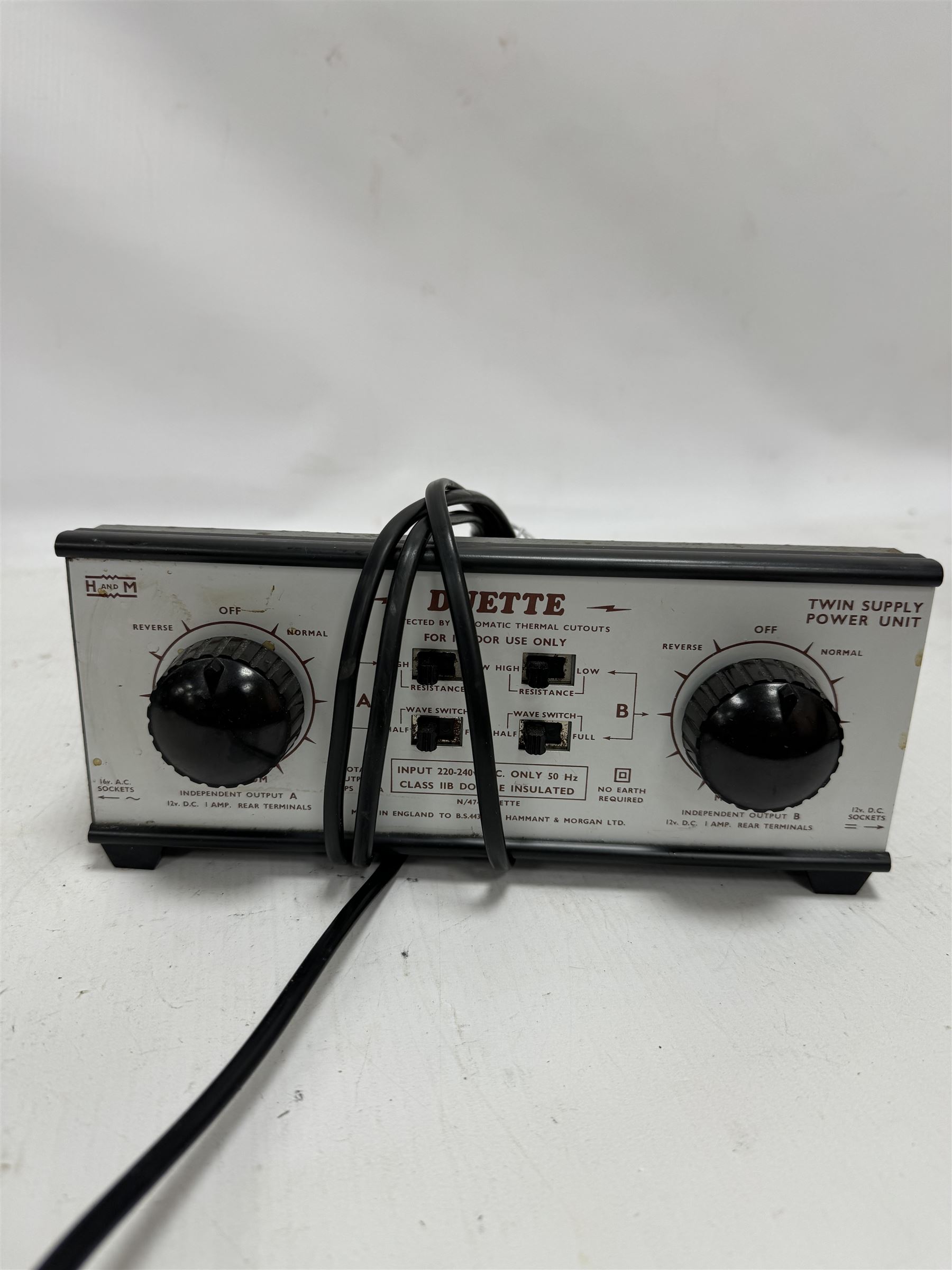 Two Hammant and Morgan Duette Twin Supply Power Units | Toys