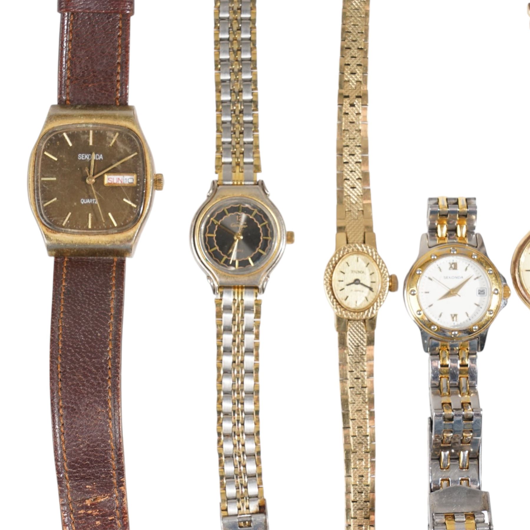 Collection of wristwatches including Sekonda, Smiths, Rotary, Accurist etc