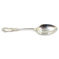  Edwardian silver christening bowl and spoon by Josiah Williams & Co London 1903, cased 3.8oz  