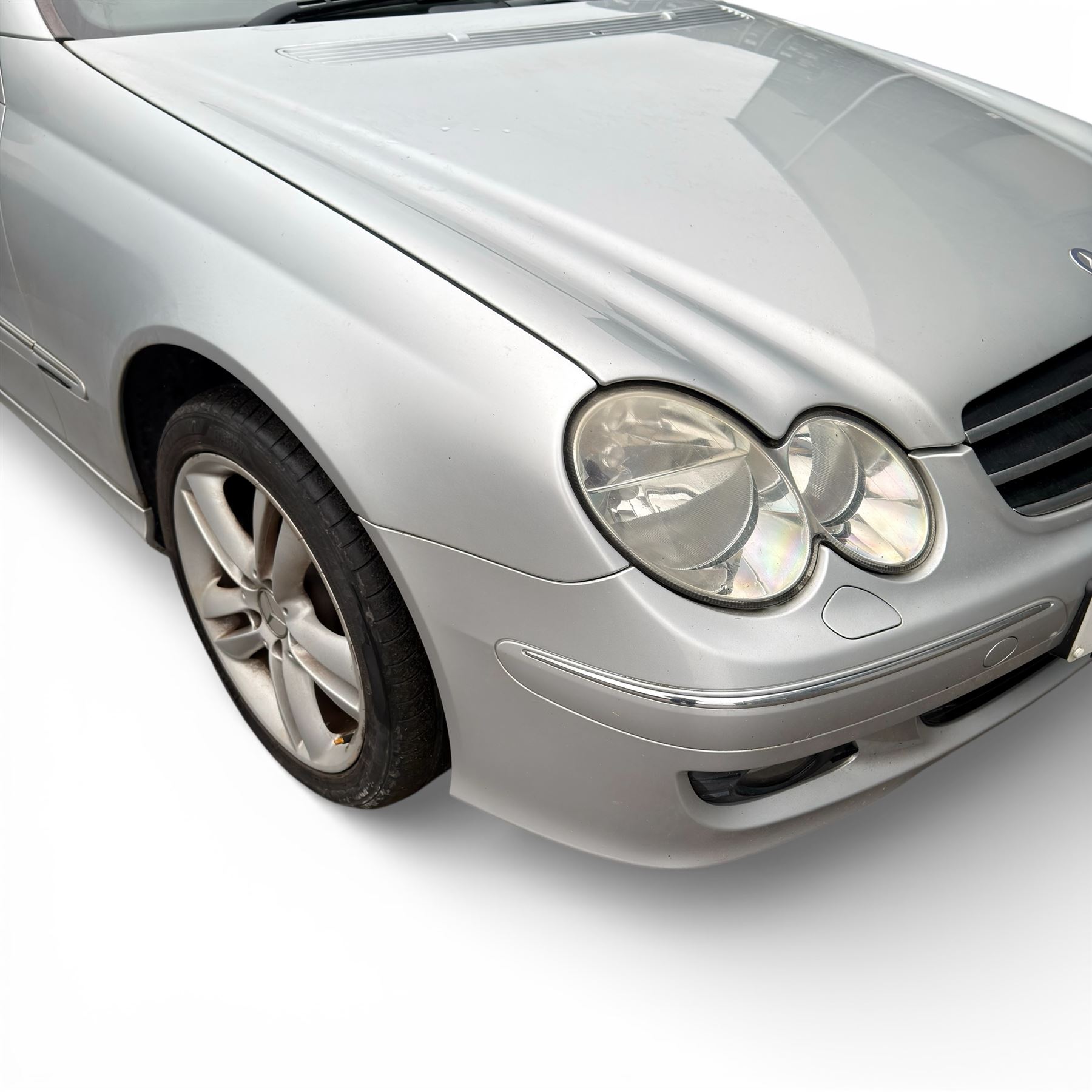 Mercedes-Benz CLK Cabriolet 280 Avantgarde, 3 Litre petrol, automatic, 2006, 2dr, 74500 Miles, convertible, silver, (C10 BJM)