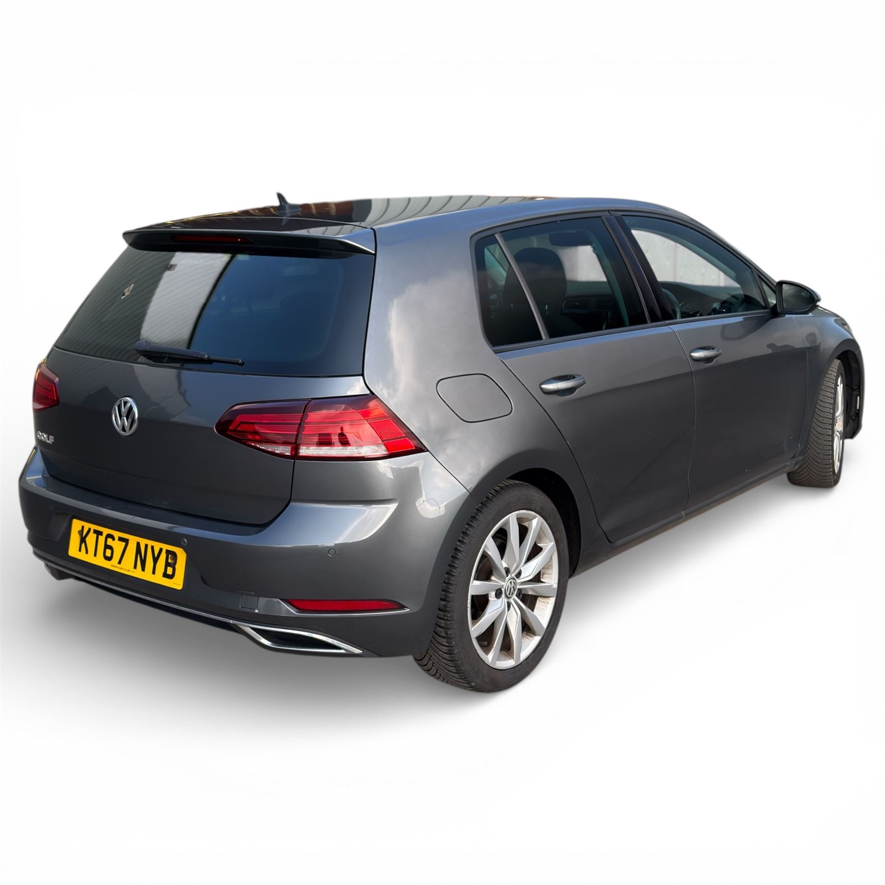 VW Golf, 2 Litre diesel, Automatic, 2018, Grey, MOT till 04/04/2026, 95.500 miles (KT67 NYB) - Car play, Parking sensors - this vehicle is subject to 10% plus VAT buyers premium (12% in total)