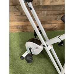 Ultra sport F-bike Exercise bike in light blue and white - THIS LOT IS TO BE COLLECTED BY APPOINTMENT FROM DUGGLEBY STORAGE, GREAT HILL, EASTFIELD, SCARBOROUGH, YO11 3TX