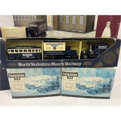 Nineteen Lledo 1:43 scale die-cast models to include BB1002 Brewing in Britain, PI 1004 Pickfords set of four, six ‘The Darling Buds of May’, and two ‘Yorkshire Tea & Heartbeat’ models etc, all in original boxes