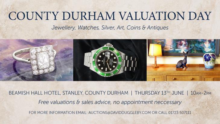Details of upcoming auctions and events